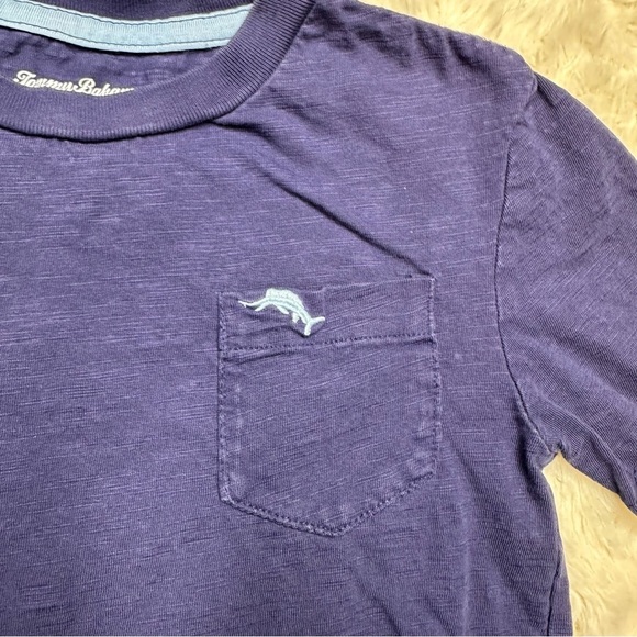 Tommy Bahama T-Shirt Dark Navy Blue Size 6 - Picture 7 of 16